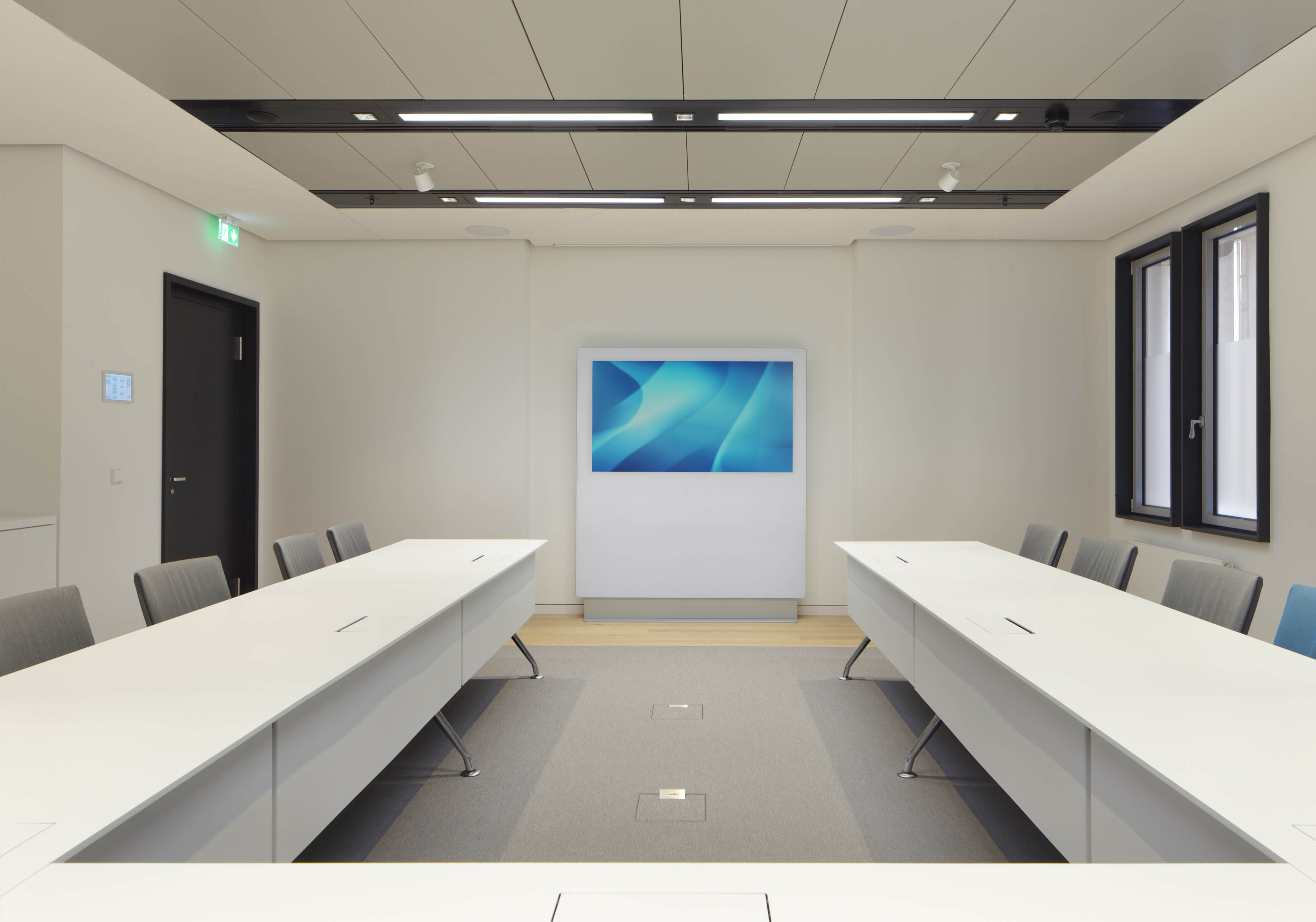 References-Picture gallery- DRIVE. Forum Volkswagen Group, Berlin- xcone conference table- MIDS 55 media column