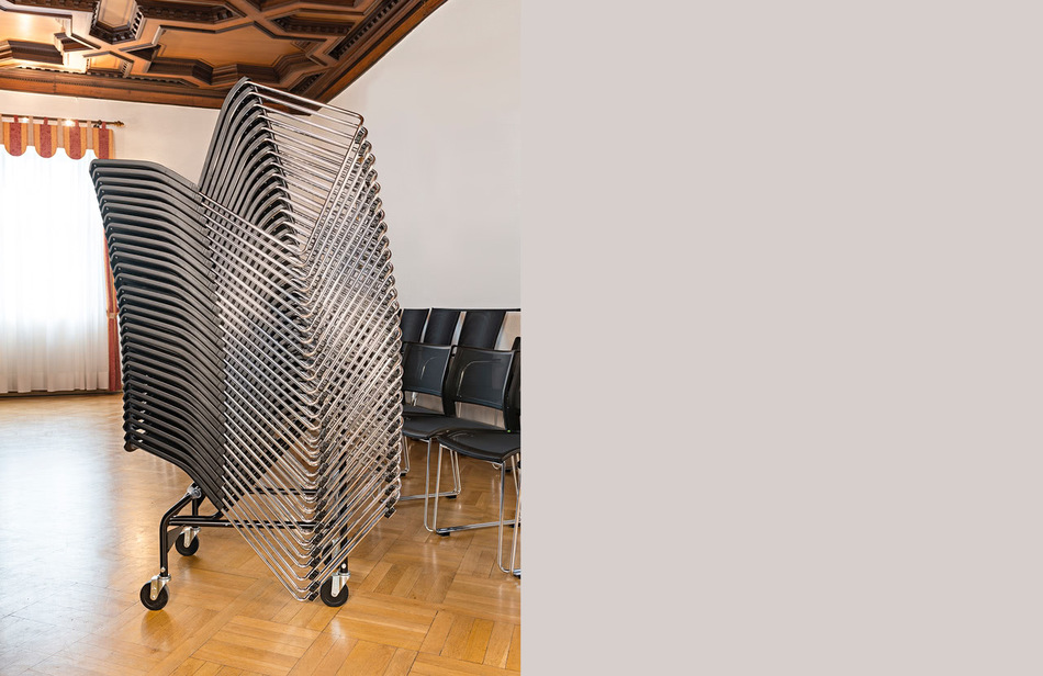 References-Picture gallery-Gaildorf town hall-klif stacking trolley