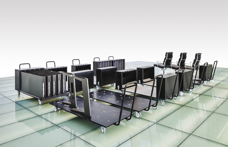 Boardroom of a DAX 100 company | Transport trolley