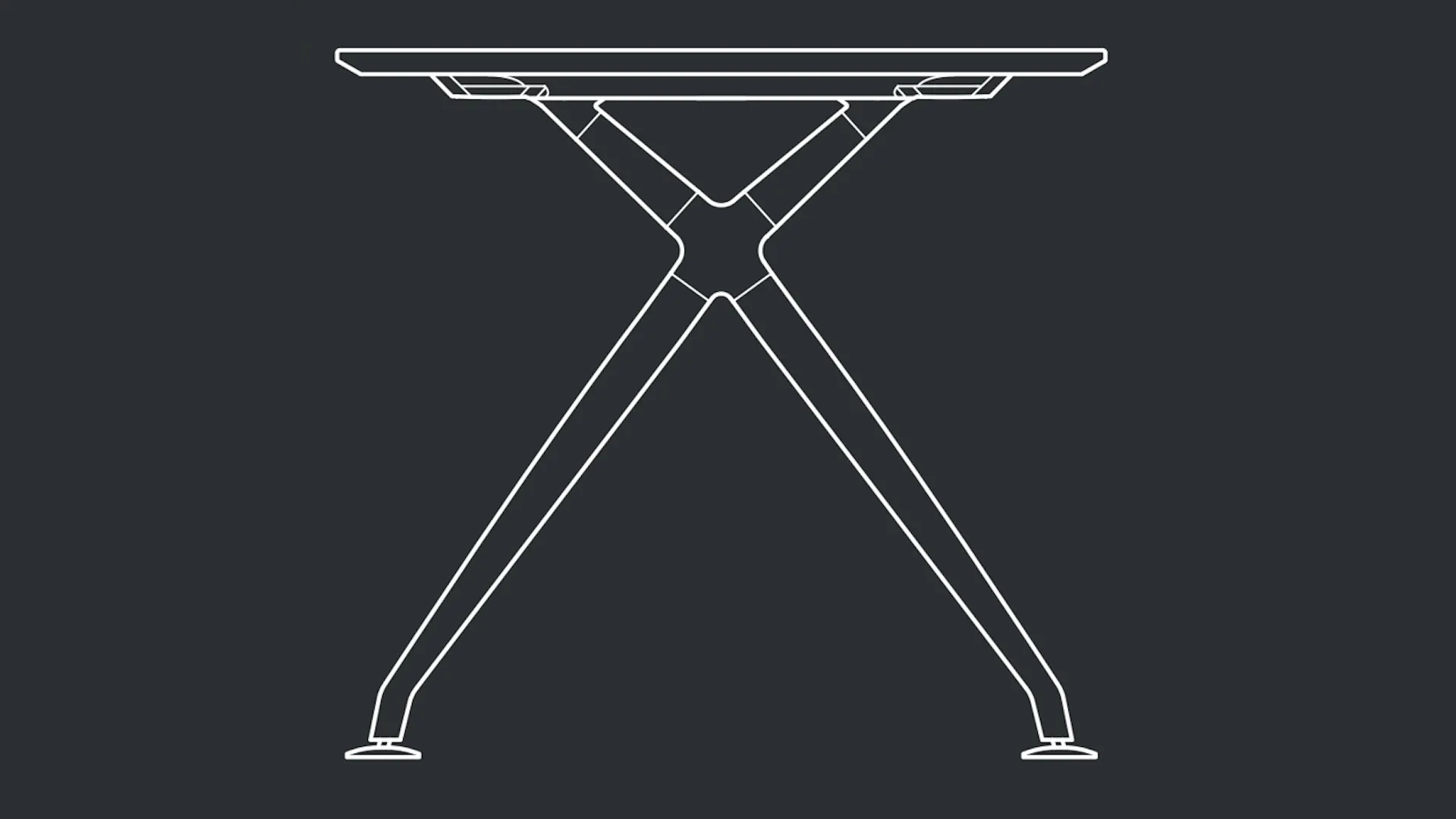 Produkte-Tische-base Tischsysteme-xcone