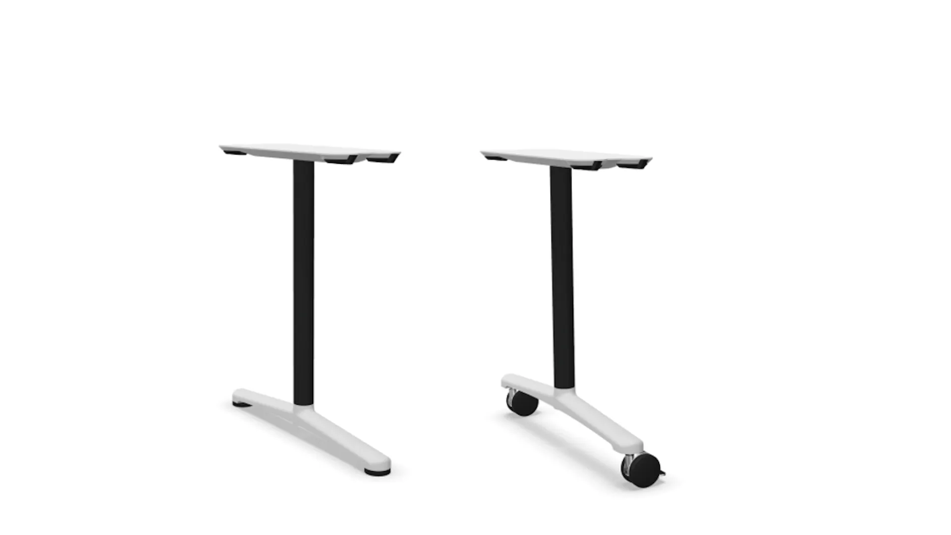 t base mit gleiter und t base mit Rollen