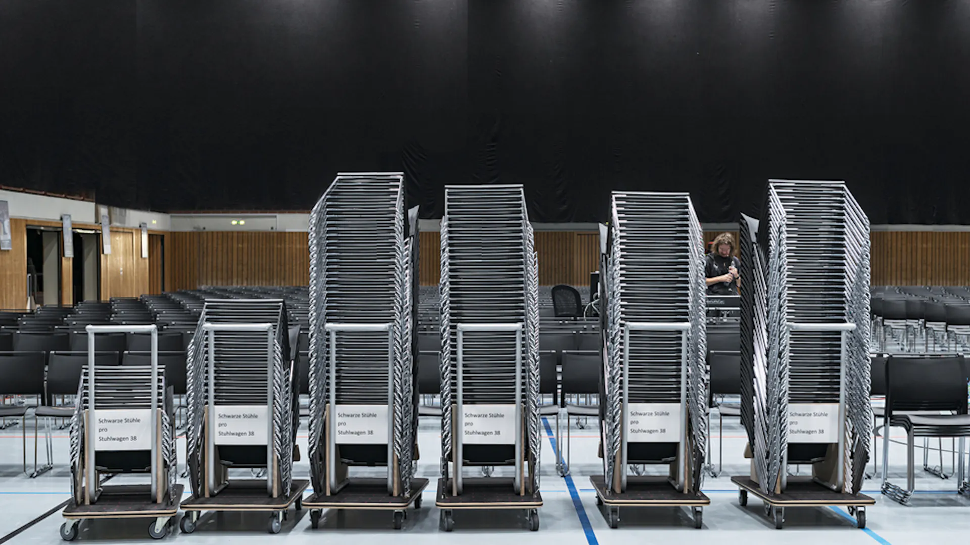 References-tectake halle-Würzburg-klif multi-purpose chair stacking trolley