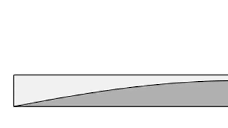 Produkte-Tische-Konferenztische- cetera- Kantenform 50- geschwungene Kante- Schräge lackiert