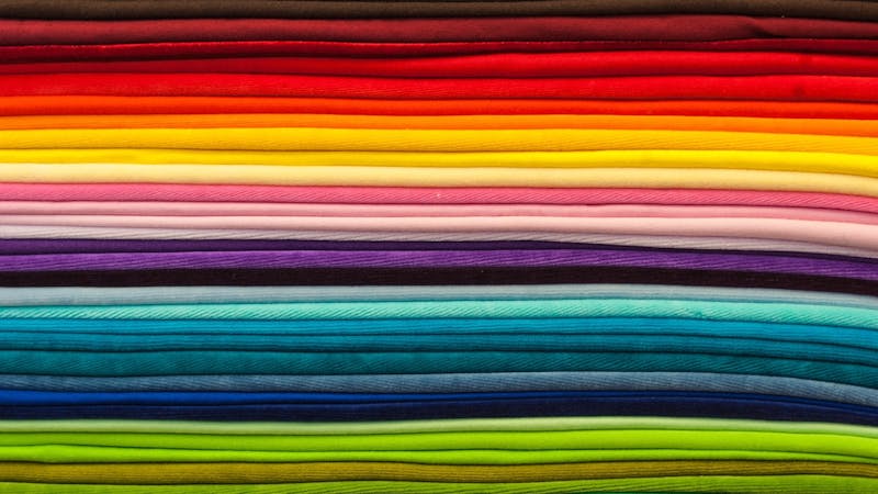bright fabric colours