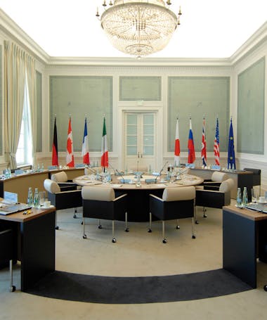 Referenzen- G8 Gipfel- Heiligendamm- Konferenztisch: Sonderlösung