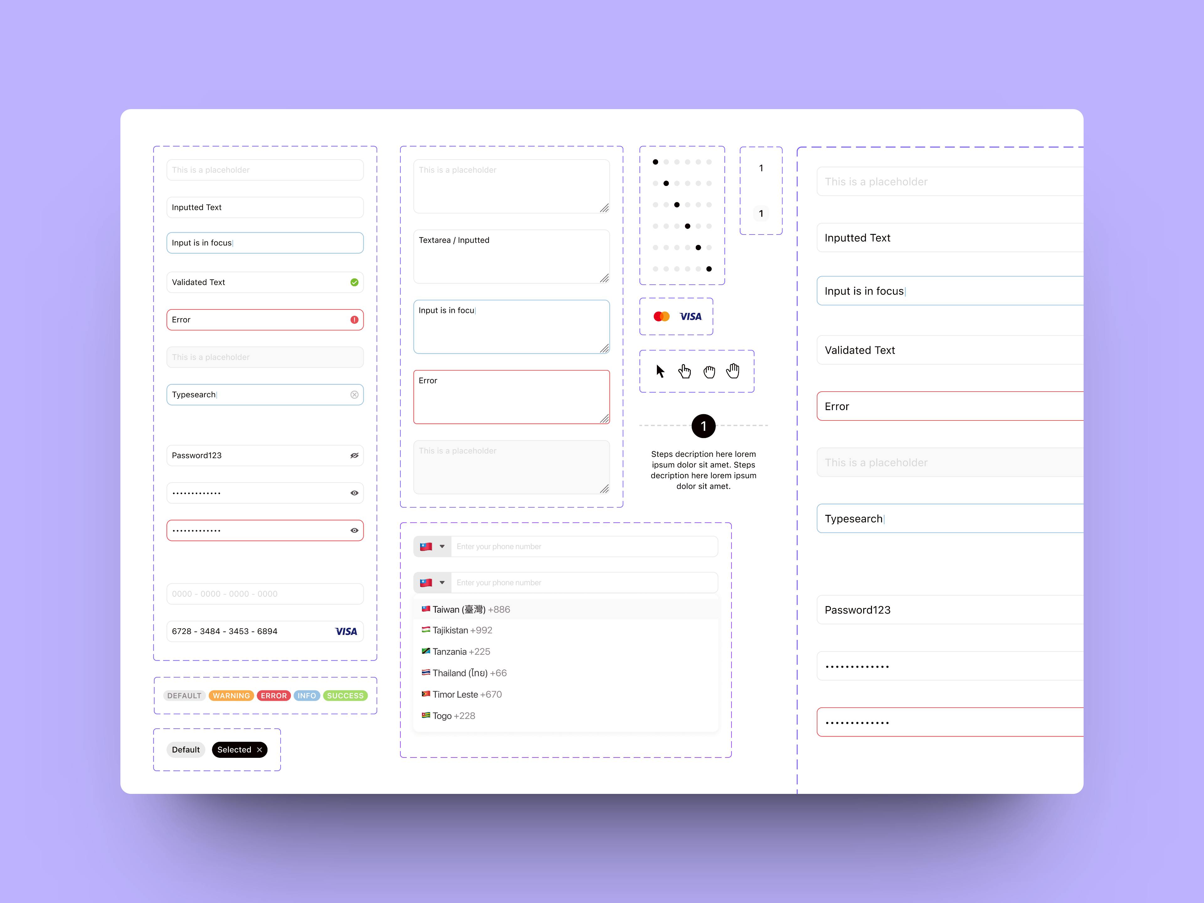 Components of the design system