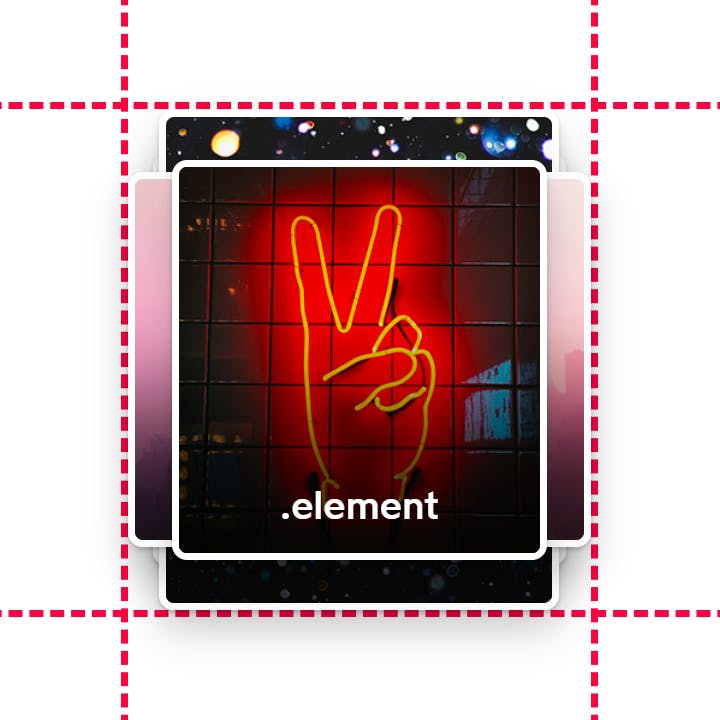 A centered element