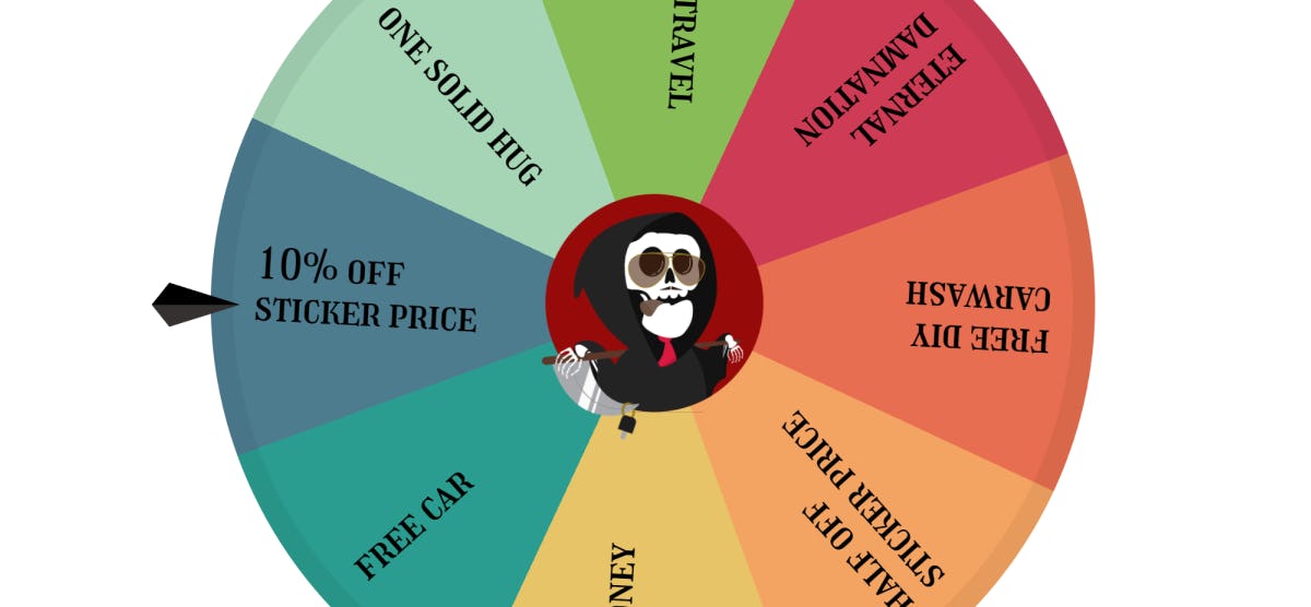 Spinning up a Deal Wheel Component!