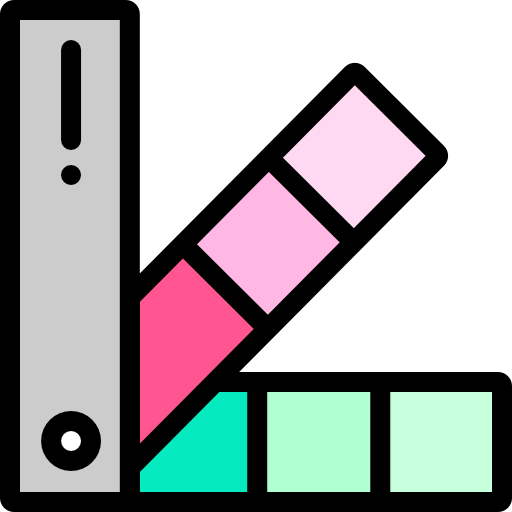 a color palette sheet