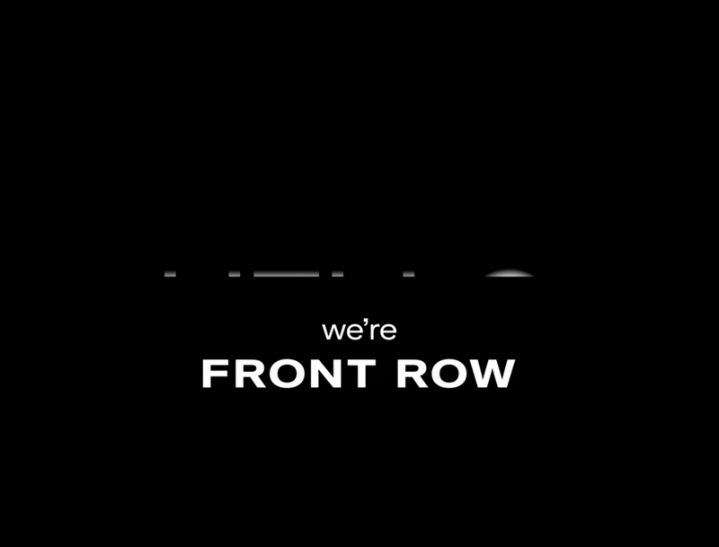 Hello, We're Front Row