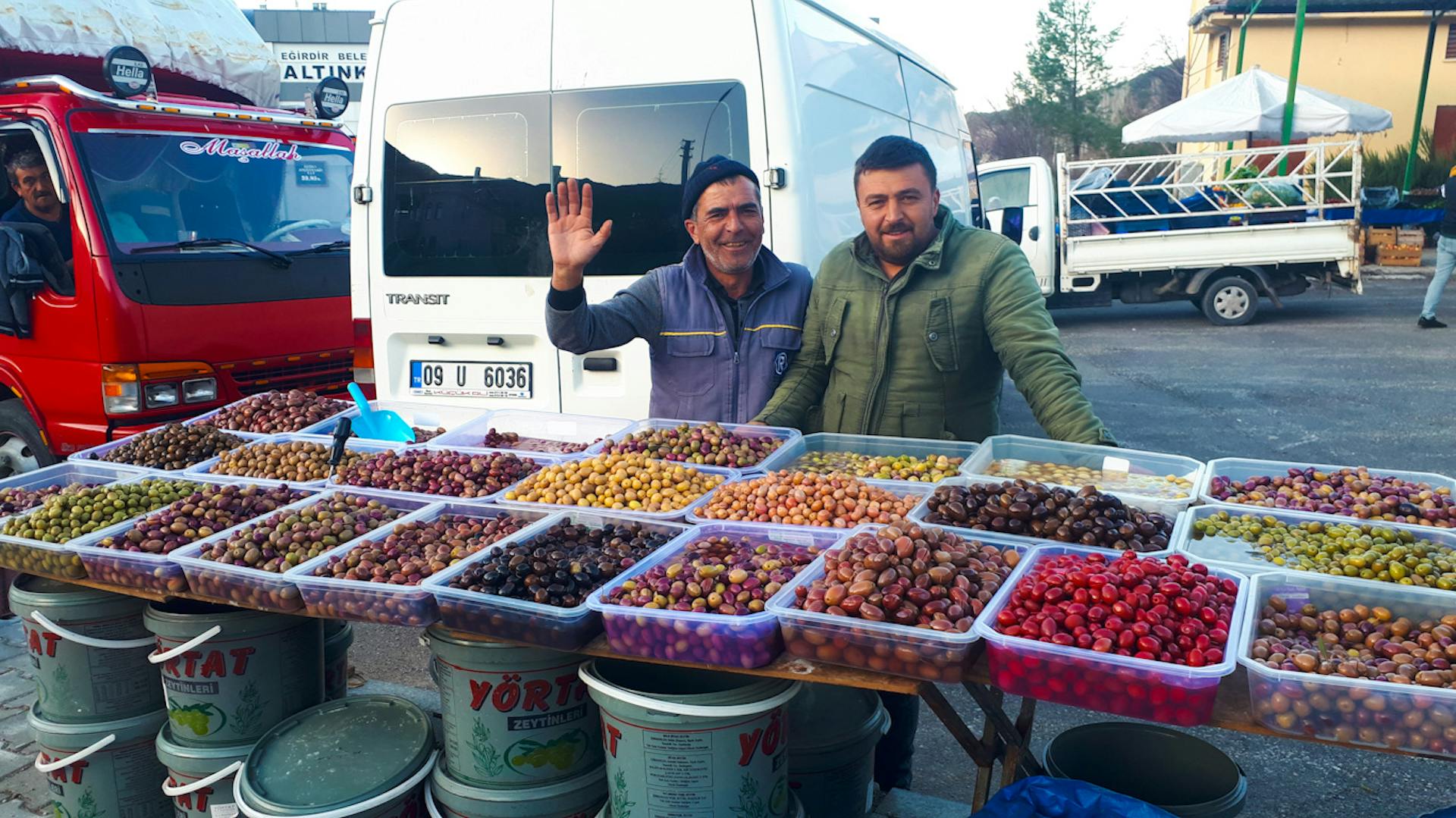 Eğirdir'de yerel pazar