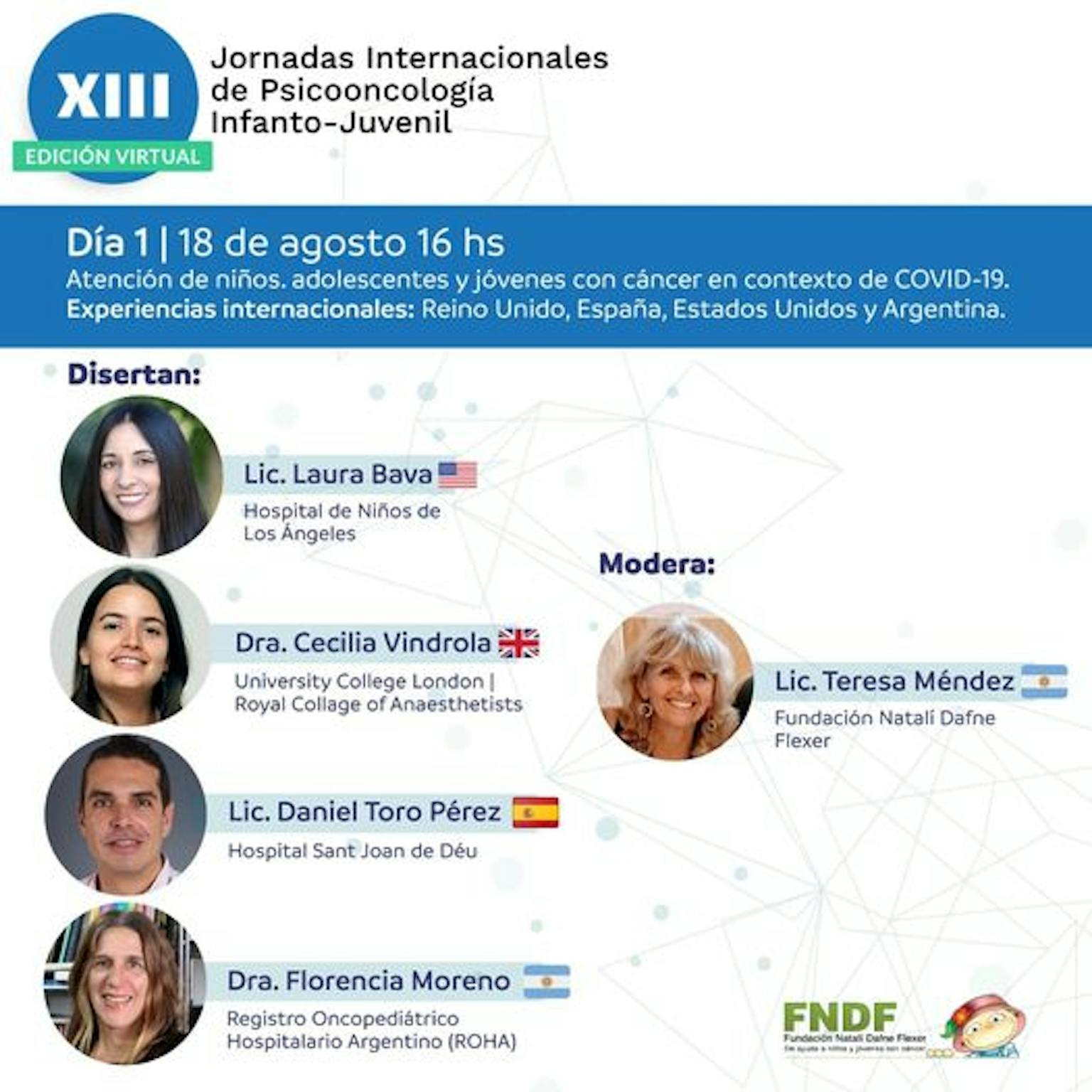 Inscripciones abiertas para las XIV Jornadas de Psicooncología Infanto-Juvenil 