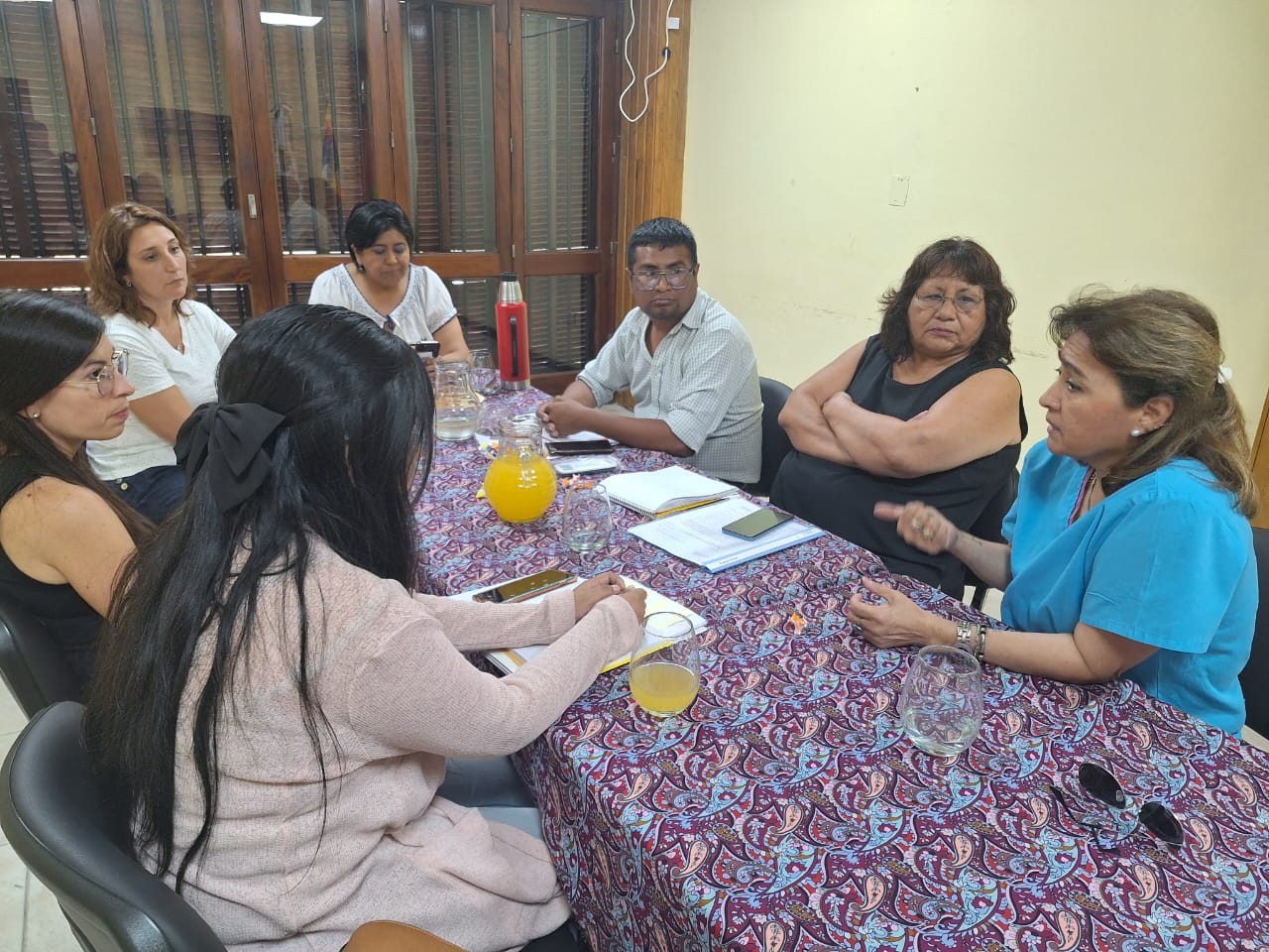 Reuniones con el equipo de trabajo de la Secretaría de DDHH - Sede Jujuy