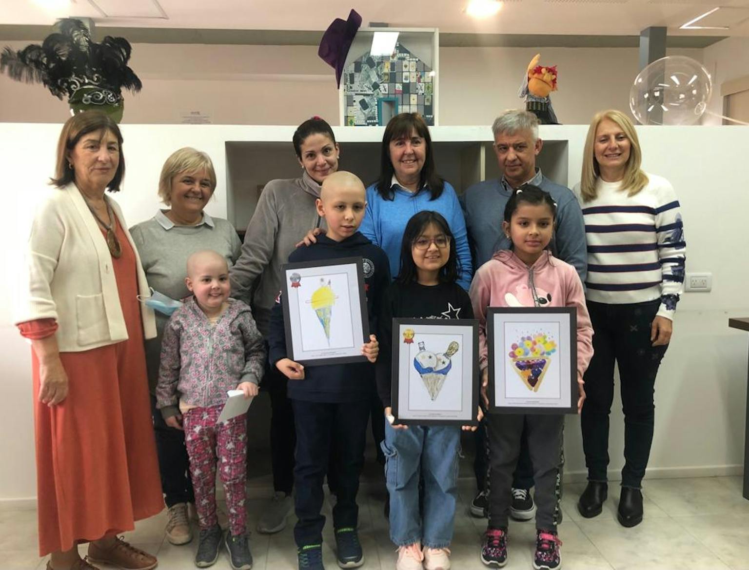 La creatividad de los chicos con cáncer fue premiada