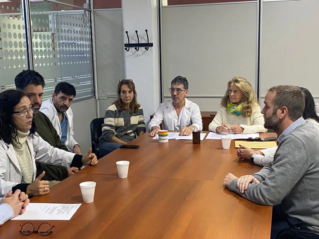 Firma del convenio con el Hospital Posadas