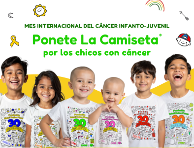 Ponete la Camiseta® por los chicos con cáncer