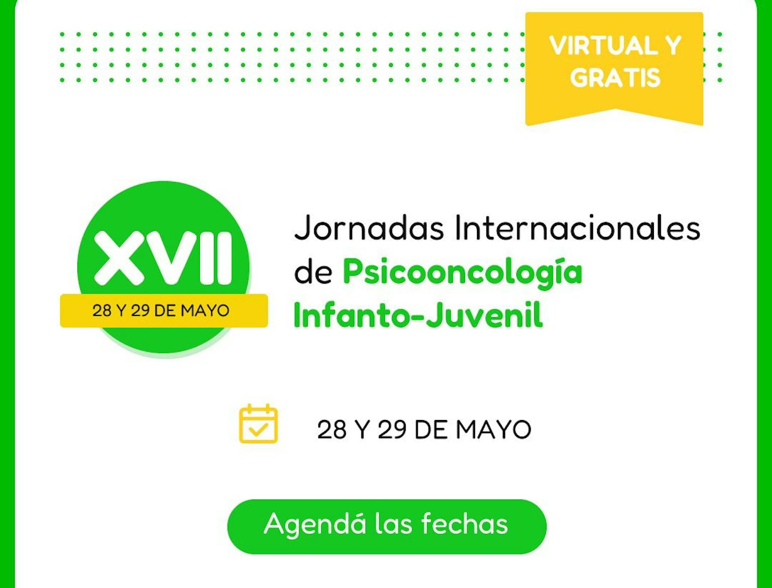Convocatoria Jornadas Internacionales de Psicooncología Infanto-Juvenil