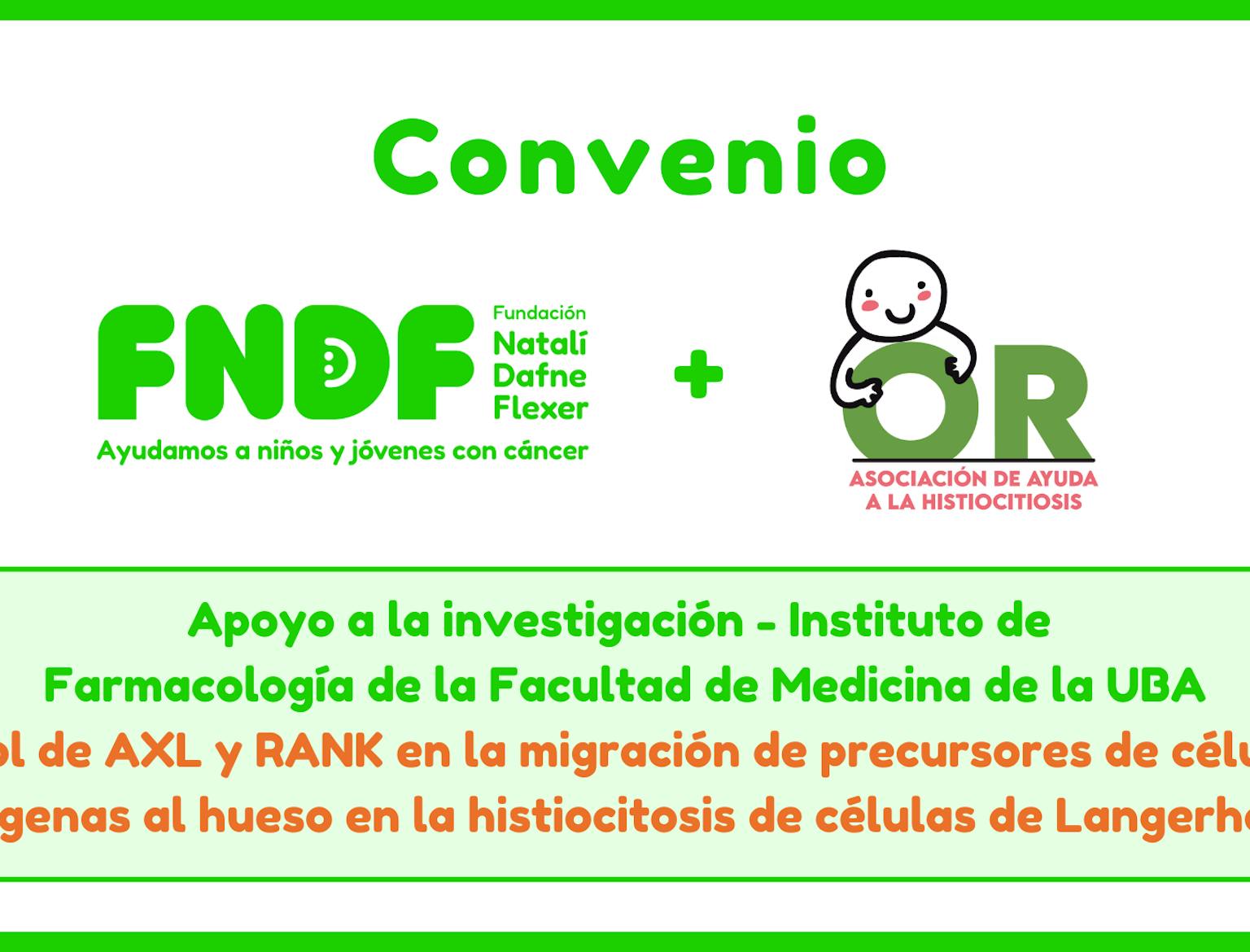 Firma de convenio de colaboración con OR Asociación (Barcelona) y el Instituto de Farmacología de la Facultad de Medicina de la UBA