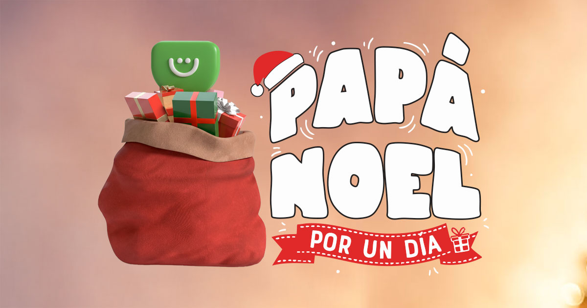 Esta Navidad, vos podés ser #PapáNoelx1Día