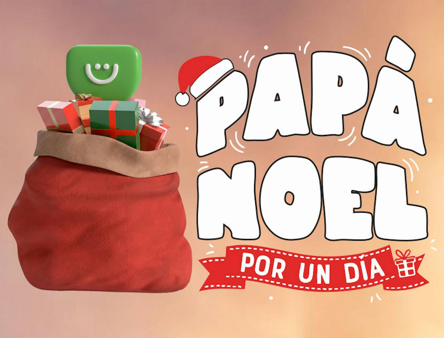 Esta Navidad, vos podés ser #PapáNoelx1Día