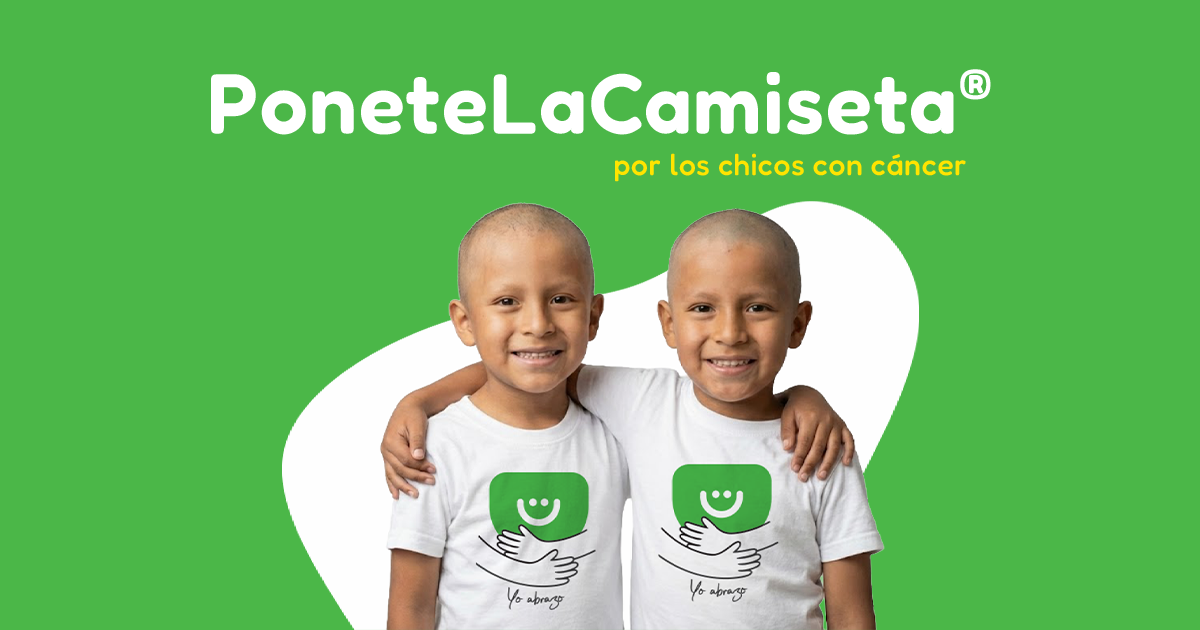 Ponete La Camiseta y abrazá a los chicos con cáncer