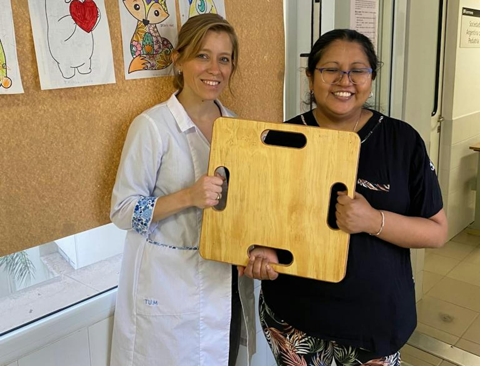 Sede Jujuy: entregamos una tabla pediátrica para RCP