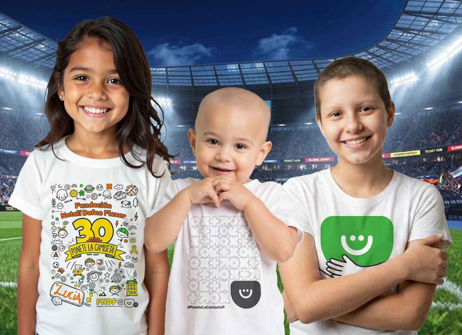 En este Mundial, Ponete La Camiseta por los chicos con cáncer