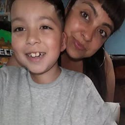 Laura, mamá de Mateo