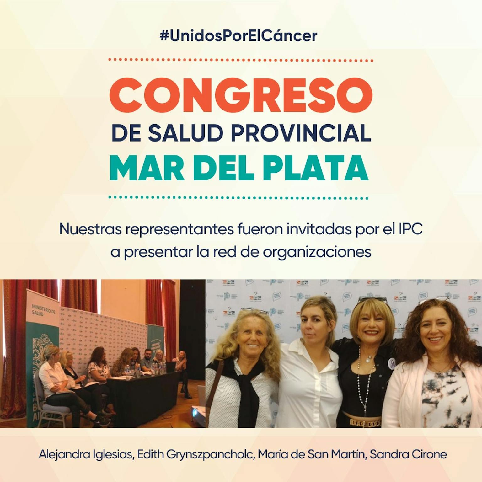 Edith Grynszpancholc, participó en el Congreso de Salud Provincial
