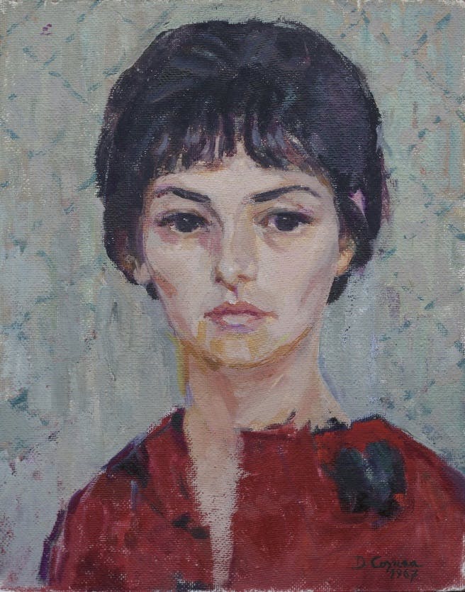 Doina Cornea autoportret