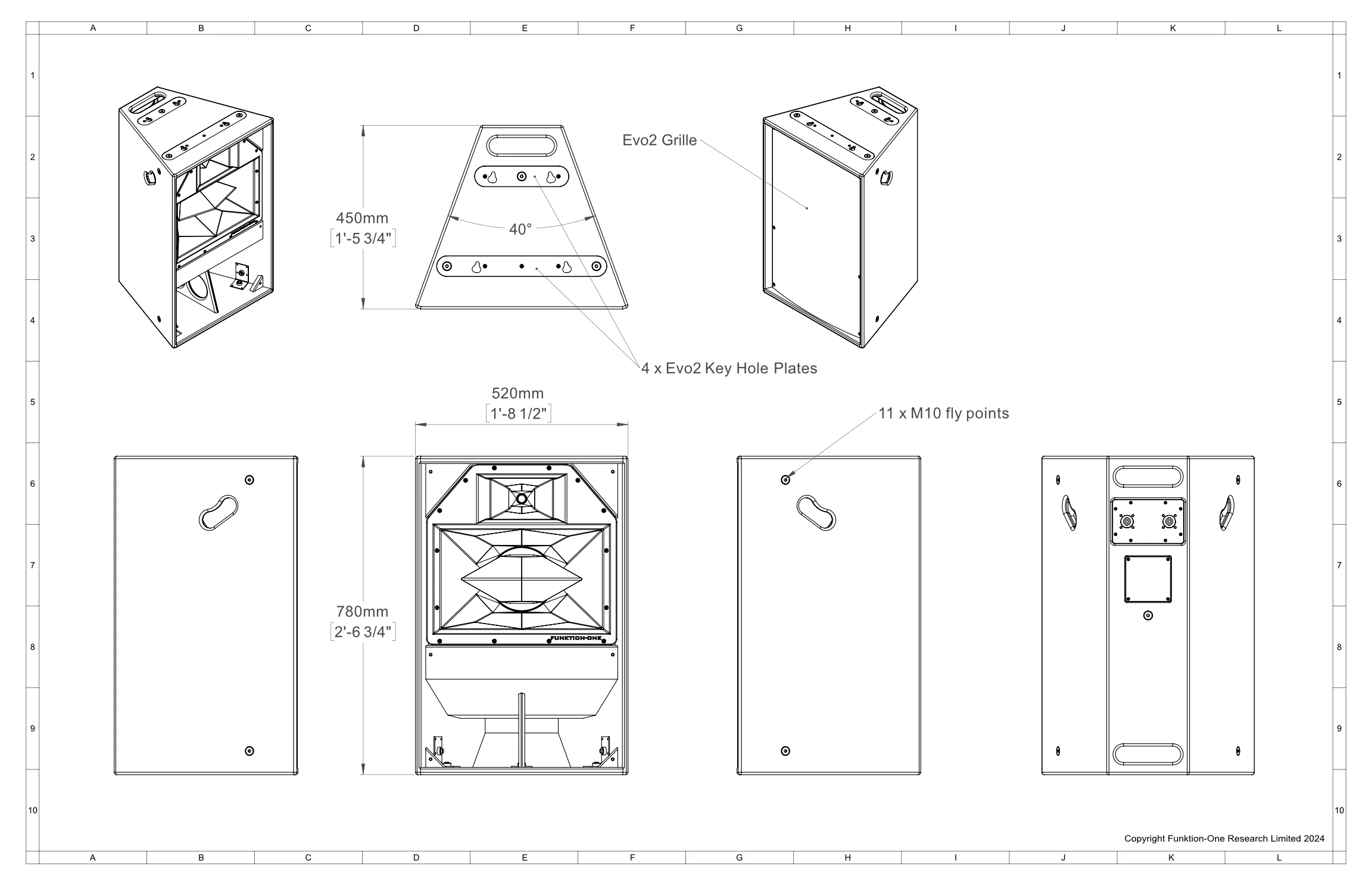 Funktion-One Evo 2 Loudspeaker — Funktion-One