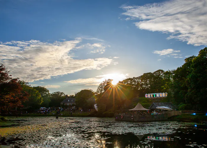 Sunset over Gottwood Festival