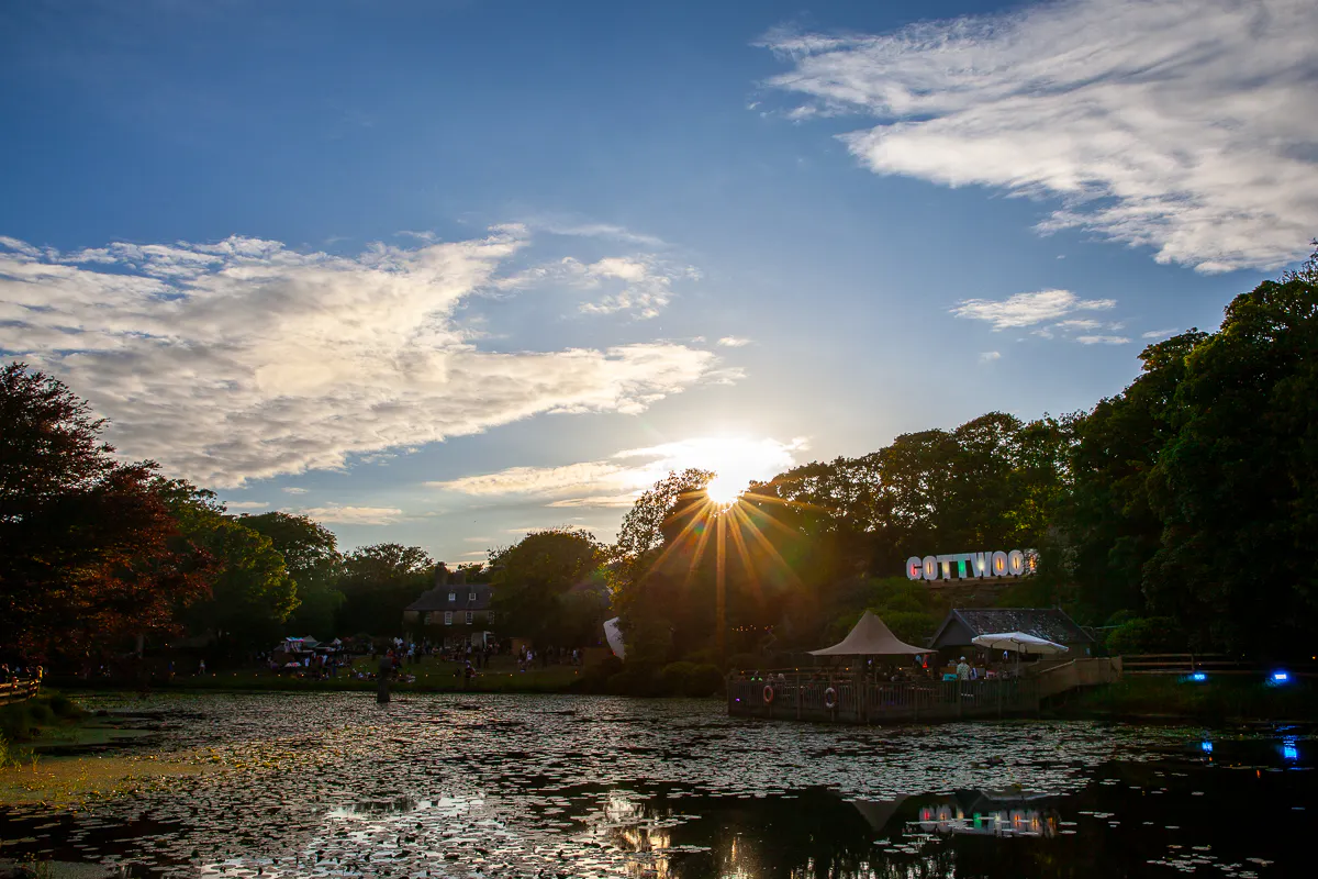 Sunset over Gottwood Festival