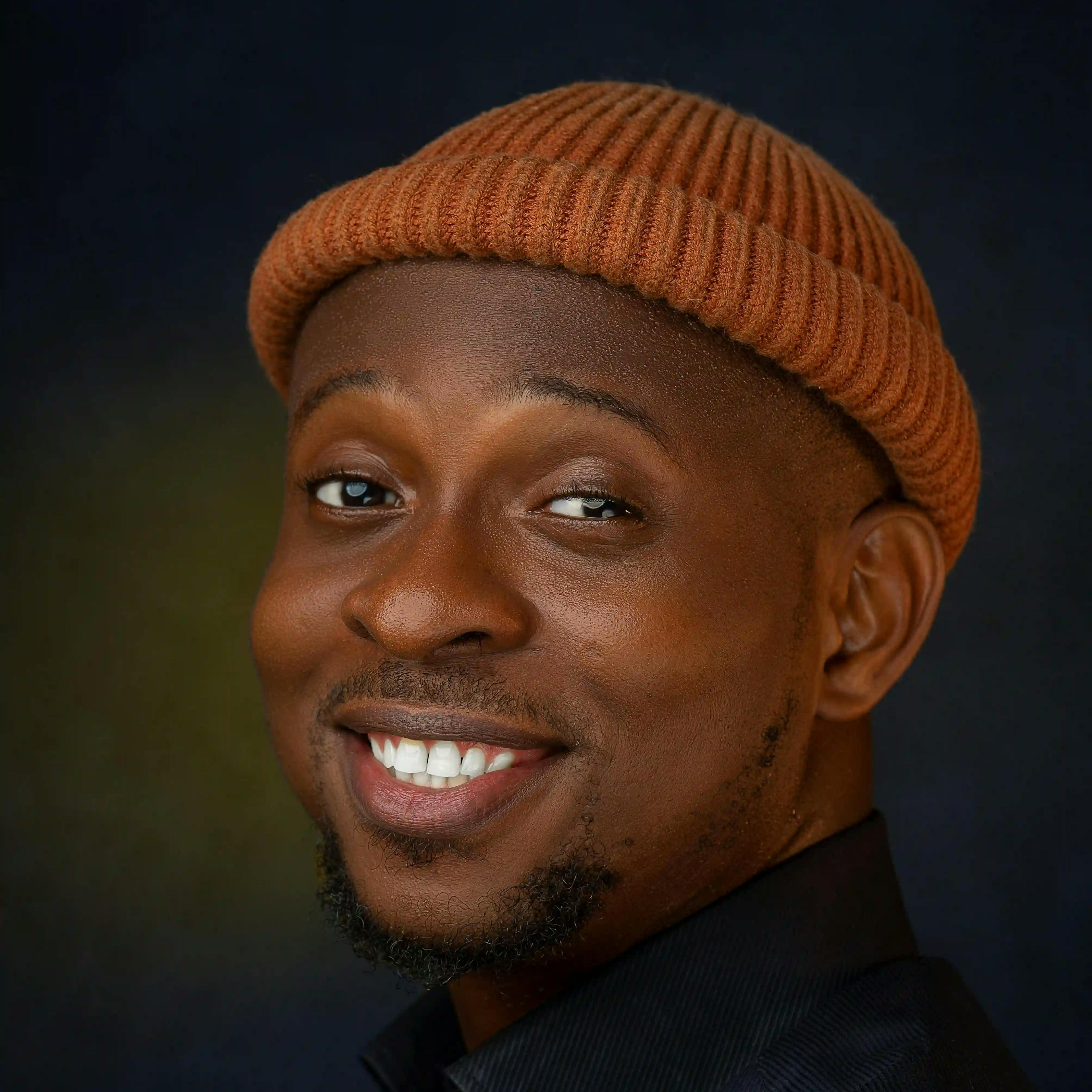 man smiling