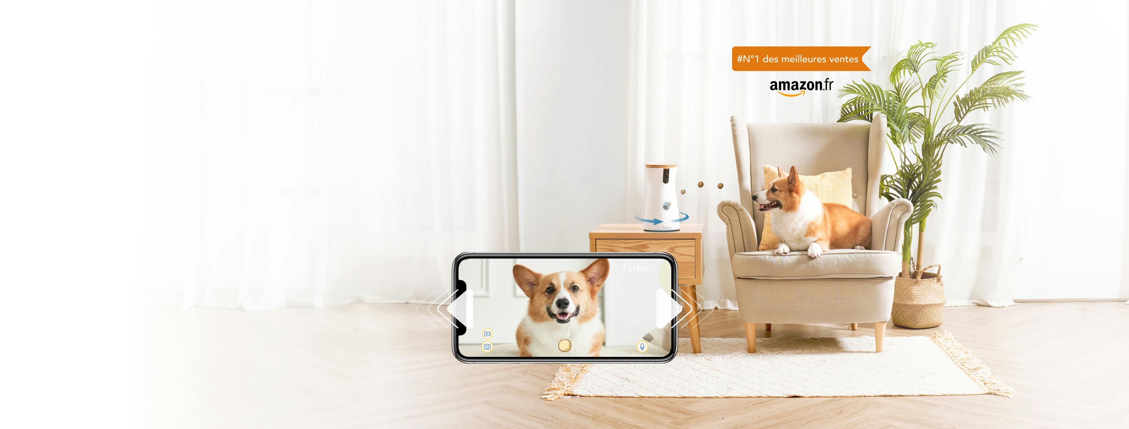 Caméra pour chat et chien Furbo 360