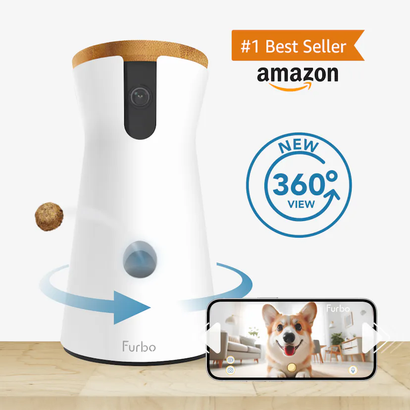 Furbo 360° Dog Camera｜Treat Tossing Pet Camera with HD