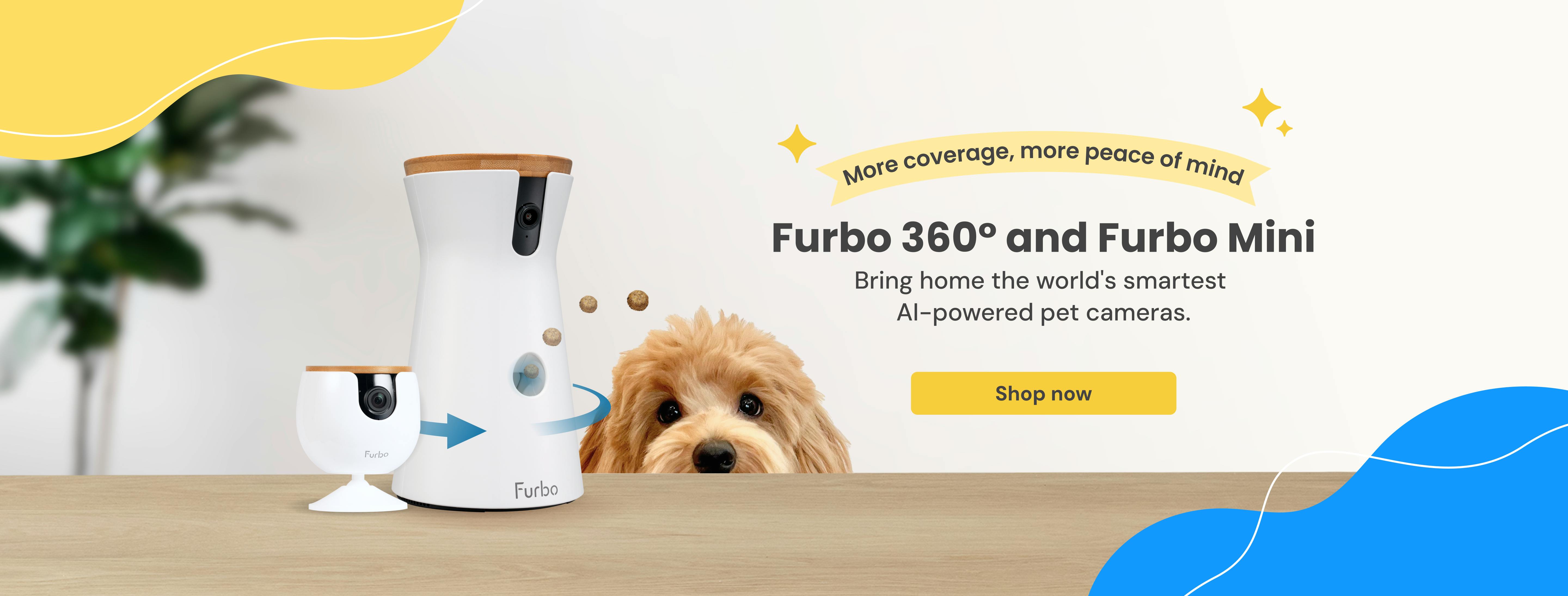 Furbo 360u00b0 Dog Camera With 2-Way Speaker And Night