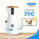Caméra Furbo 360° lance friandise, vidéo en direct du chien sur téléphone, badge Amazon n°1