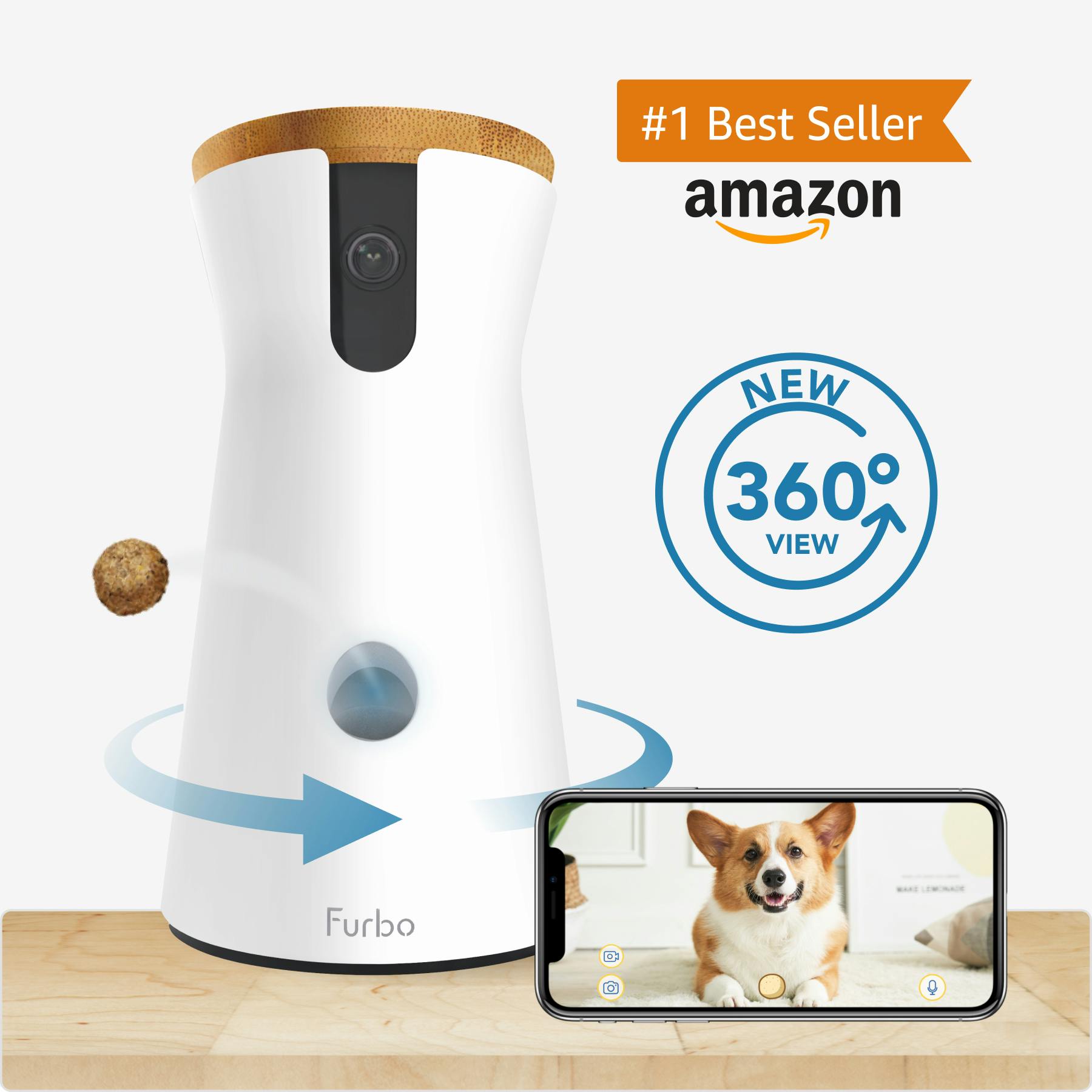 Blurams Pet Camera Dog Camera Furbo 360° Dog Camera