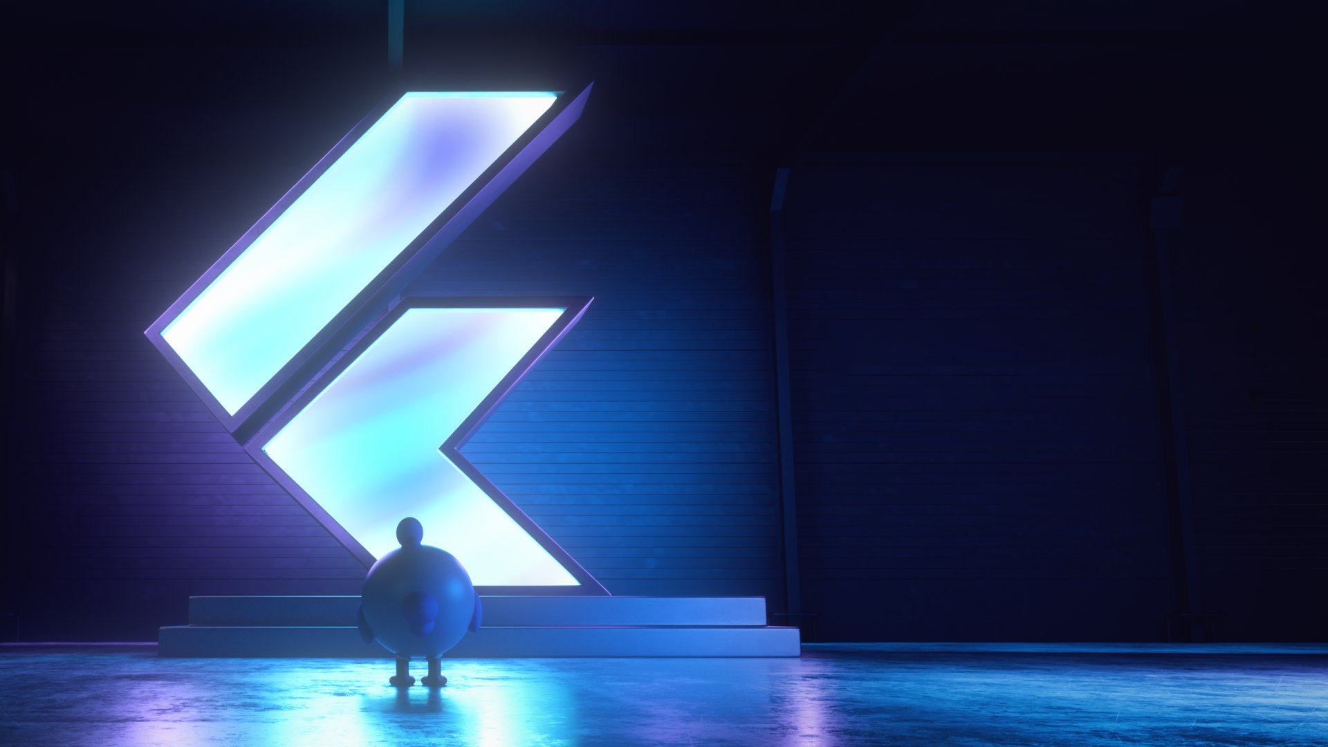 Flutter logo