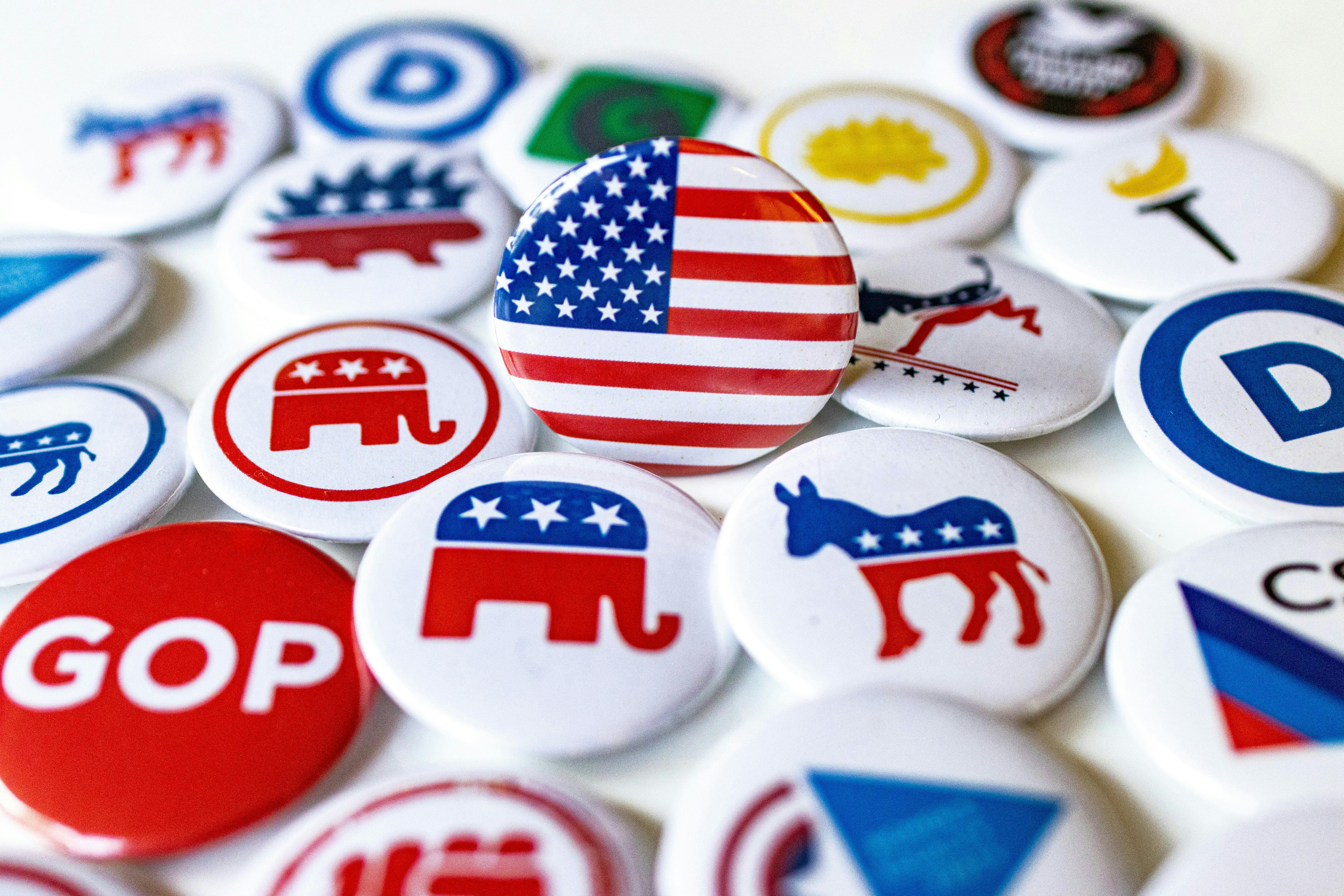Election Pins in the USA