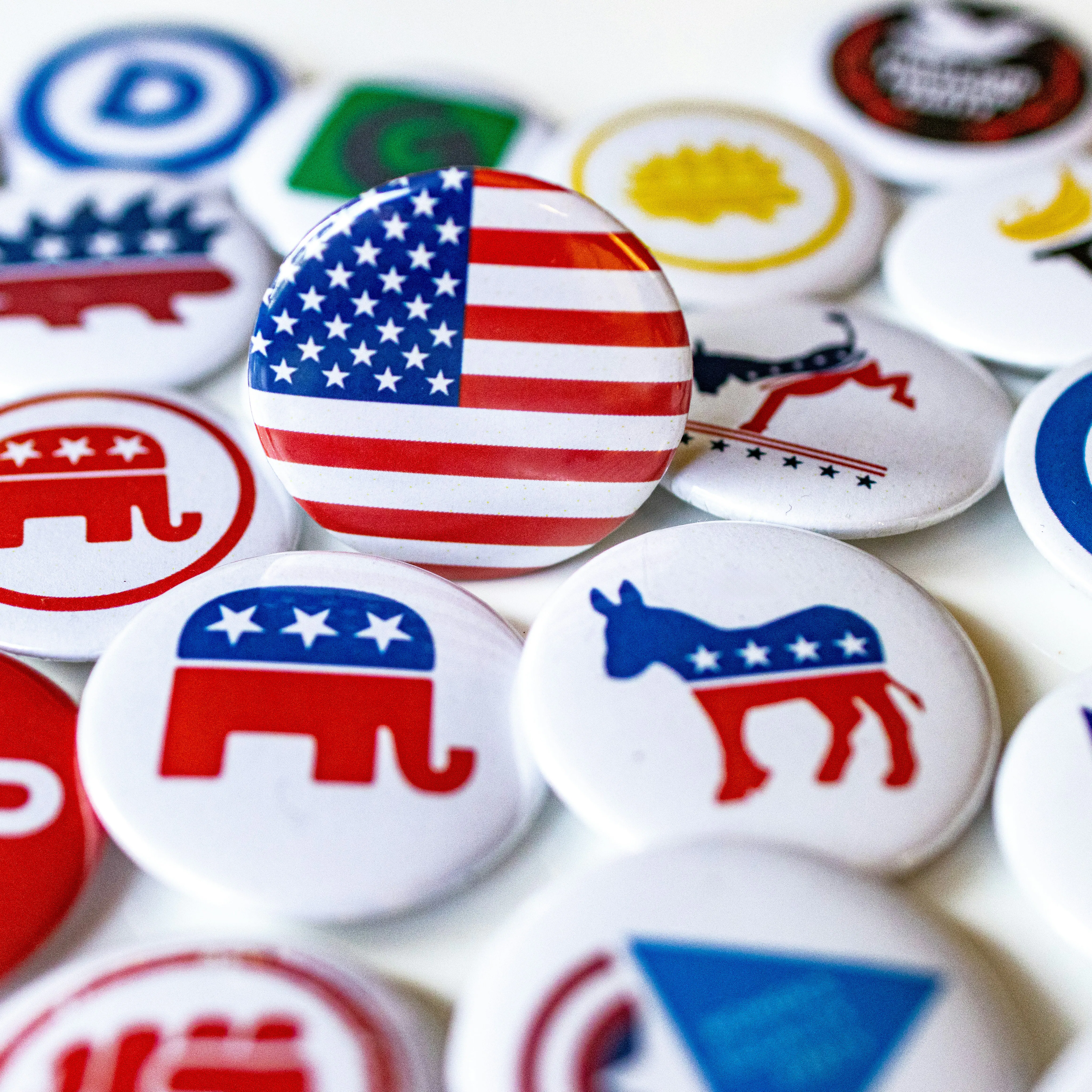 Election Pins in the USA