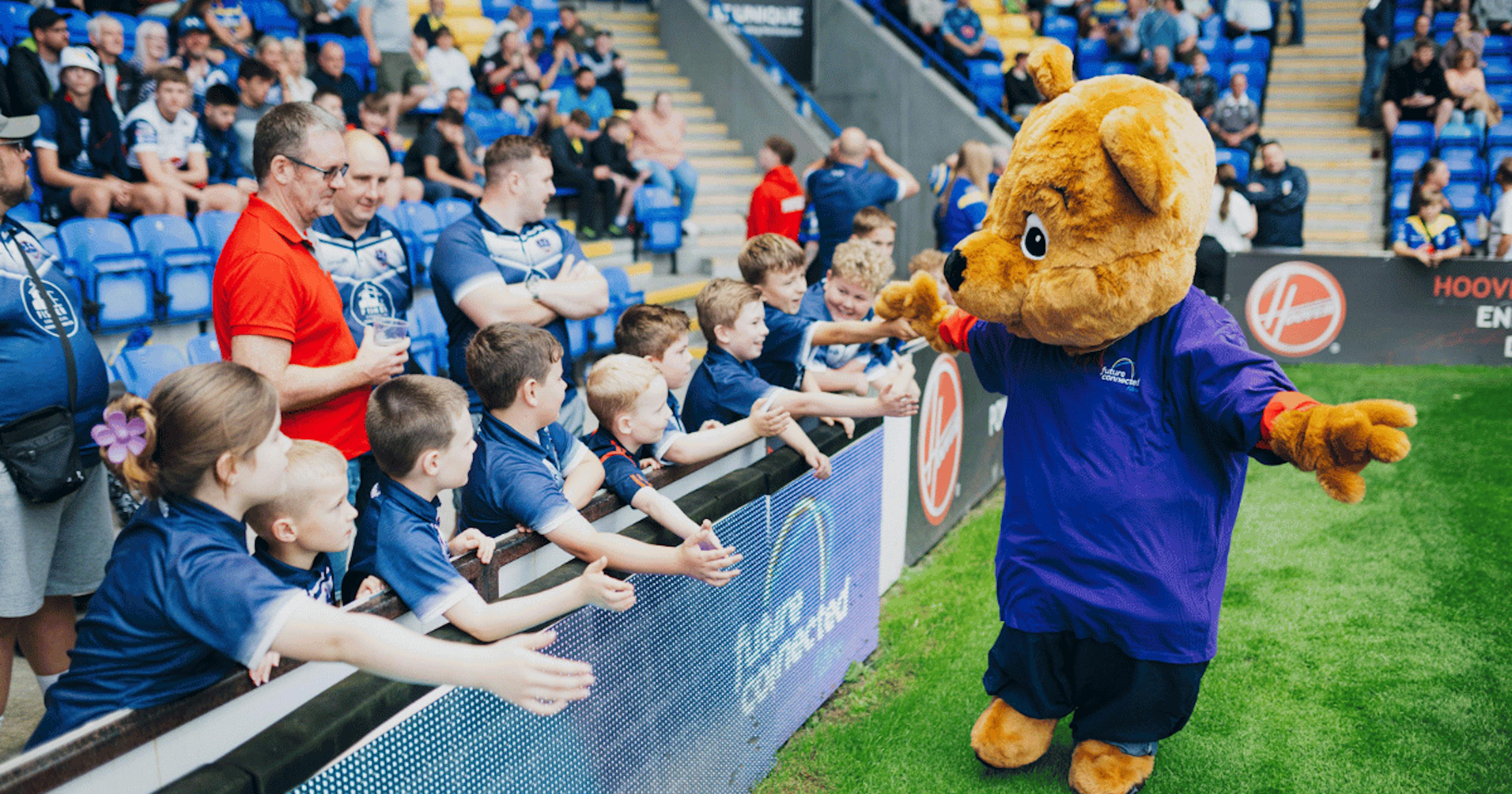 Future Connected Fibre - Warrington Wolves Bear