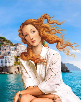 Botticelli’s Venus Becomes a Virtual Influencer