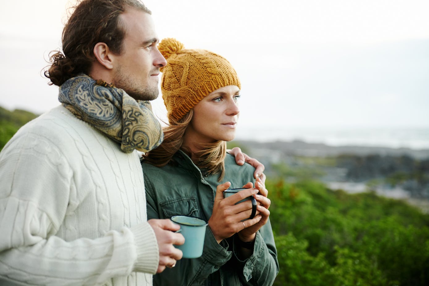 Hiking couple