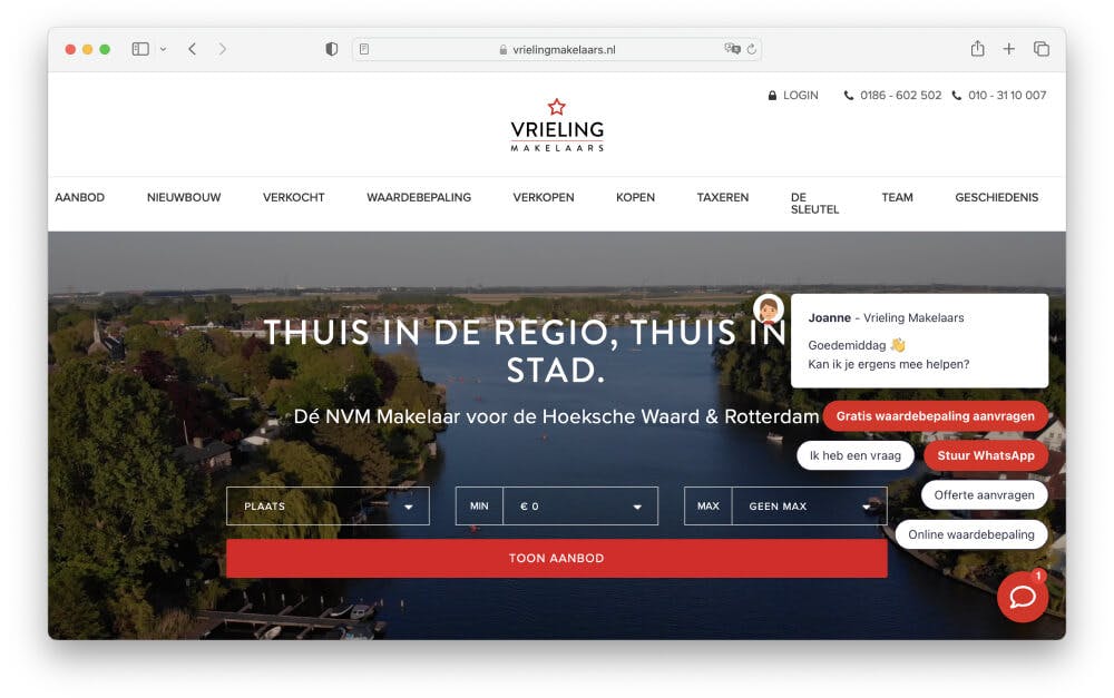 makelaar website