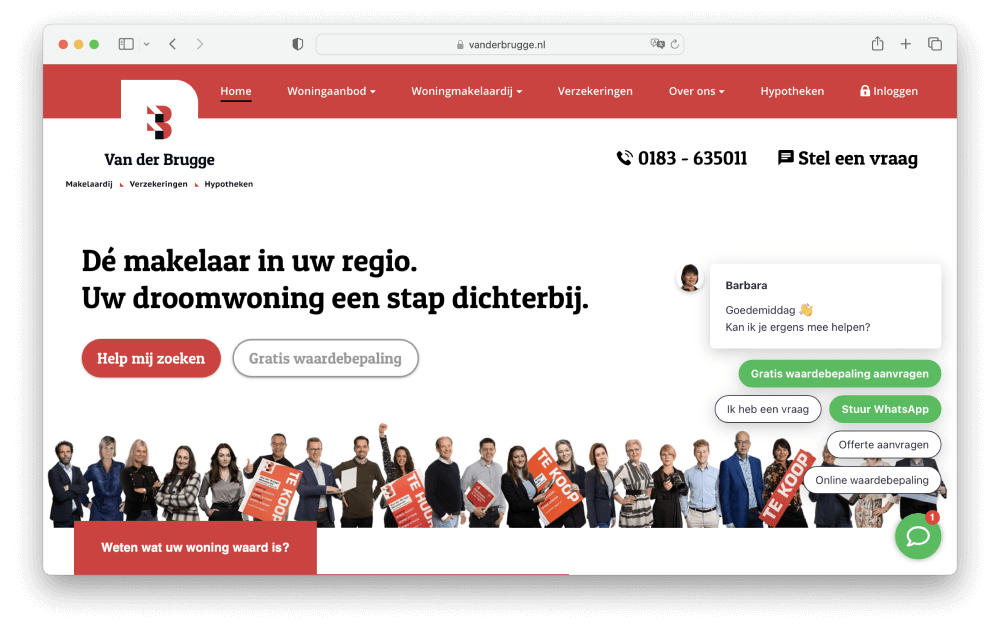 makelaar widget