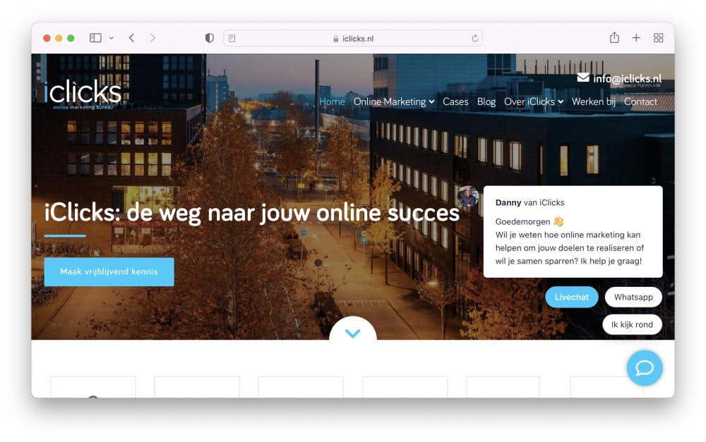 marketing website