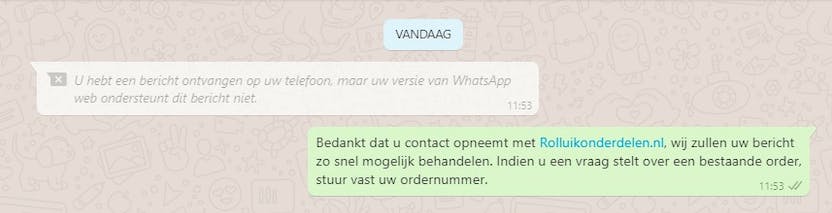 whatsapp foutmelding bericht ontvangen whatsapp web desktop ondersteunt dit bericht niet