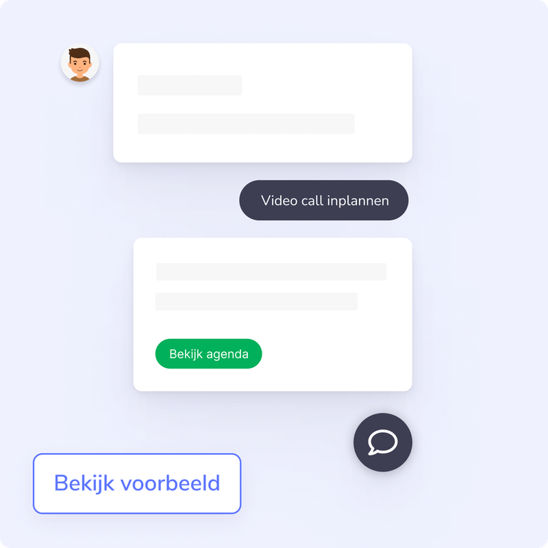 video call module calendly chatbot leadbot futy